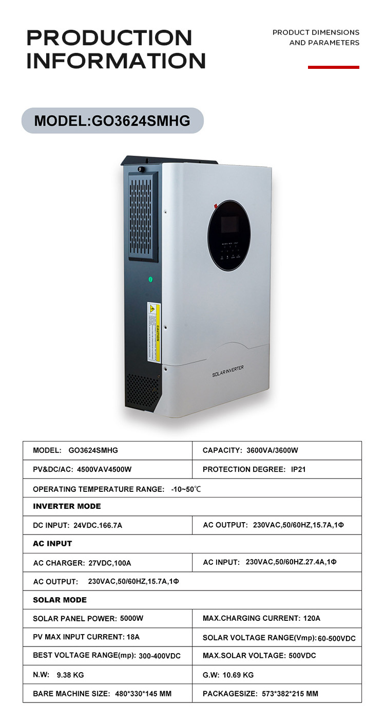 The Liqun solar reverse control integrated machine with a power of 6.2kw is equipped with an mppt solar controller and a hybrid control inverter pic 11