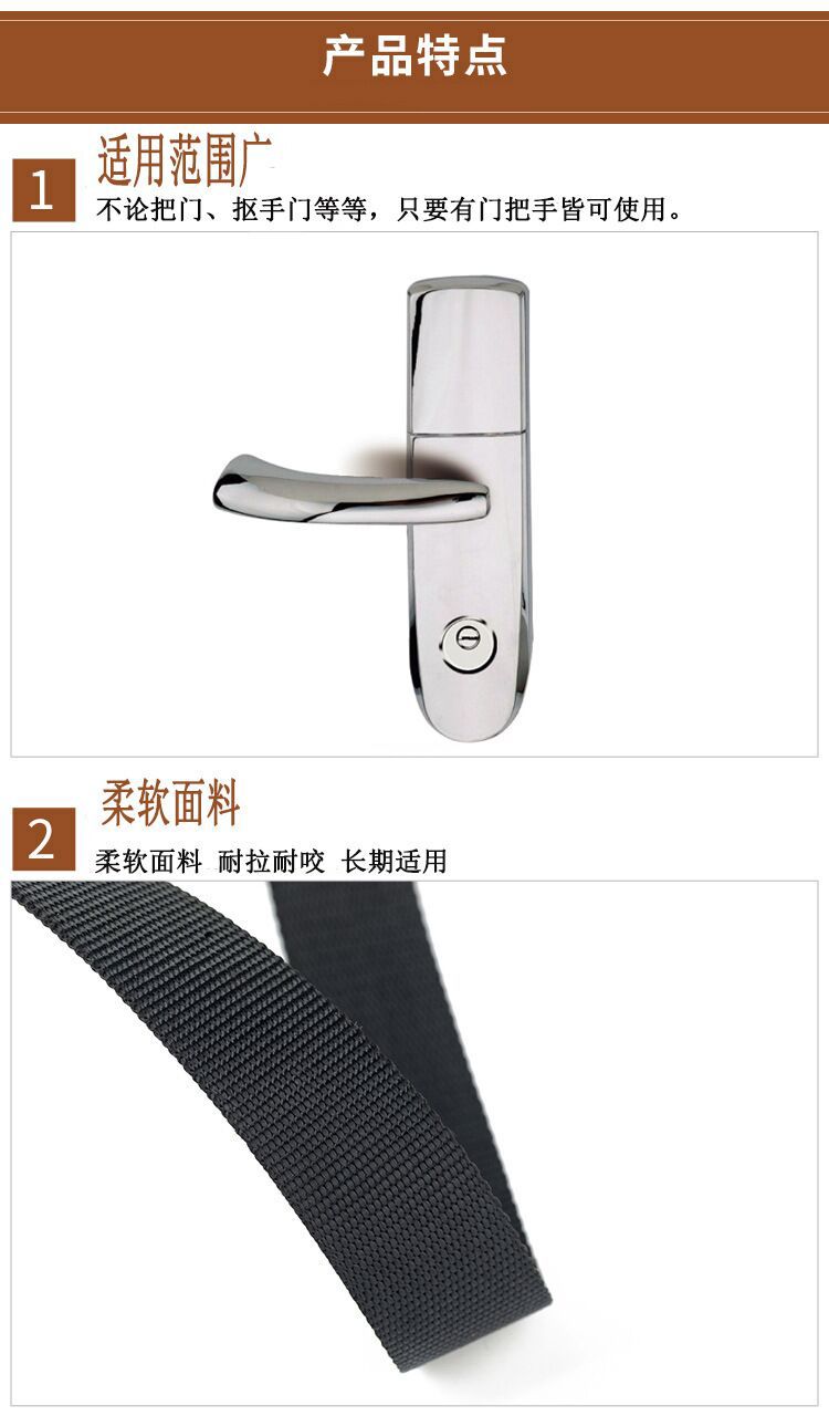 Wholesale dog outdoor alarm bells, lanyards, Amazon pet doorbell lanyards, training pet outdoor lanyards pic 8