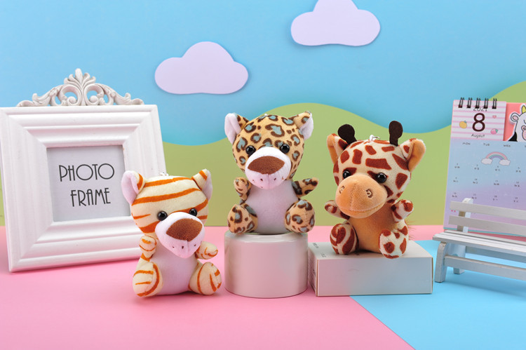 Wholesale of new cross-border animal plush toys, dolls, small pendants, clothing, bags and accessories for elephants, lions and tigers pic 7