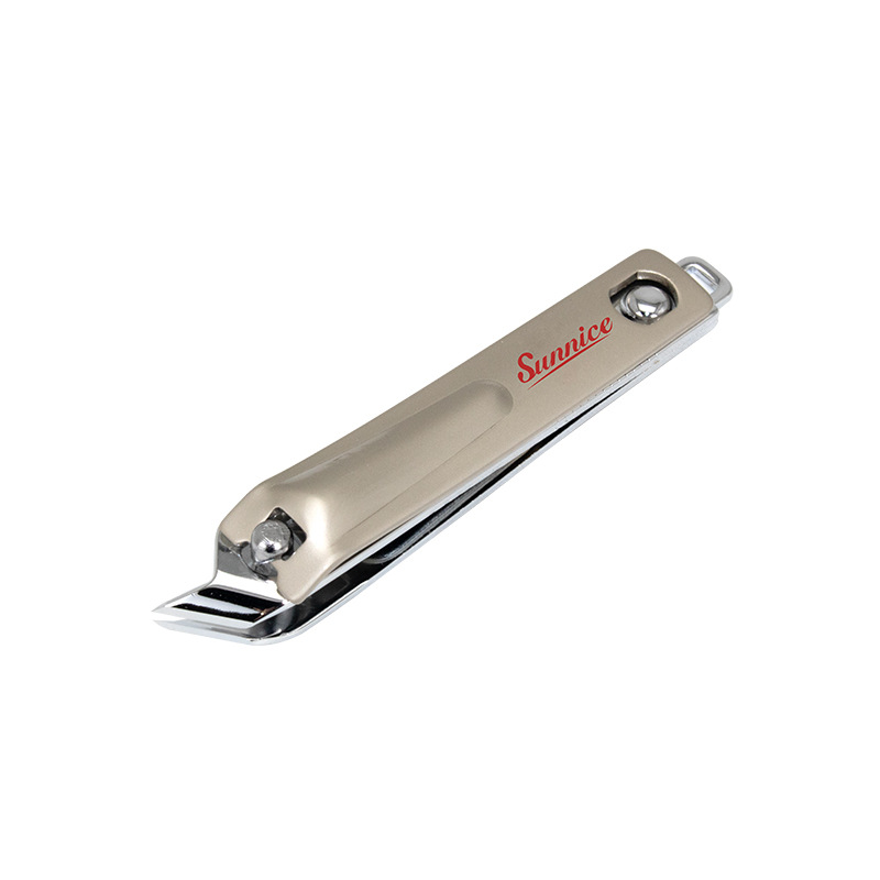 SUNNICE nail clippers wholesale in stock, pointed-nose, slanted nail clippers, special built-in file for trimming toenail grooves pic 10