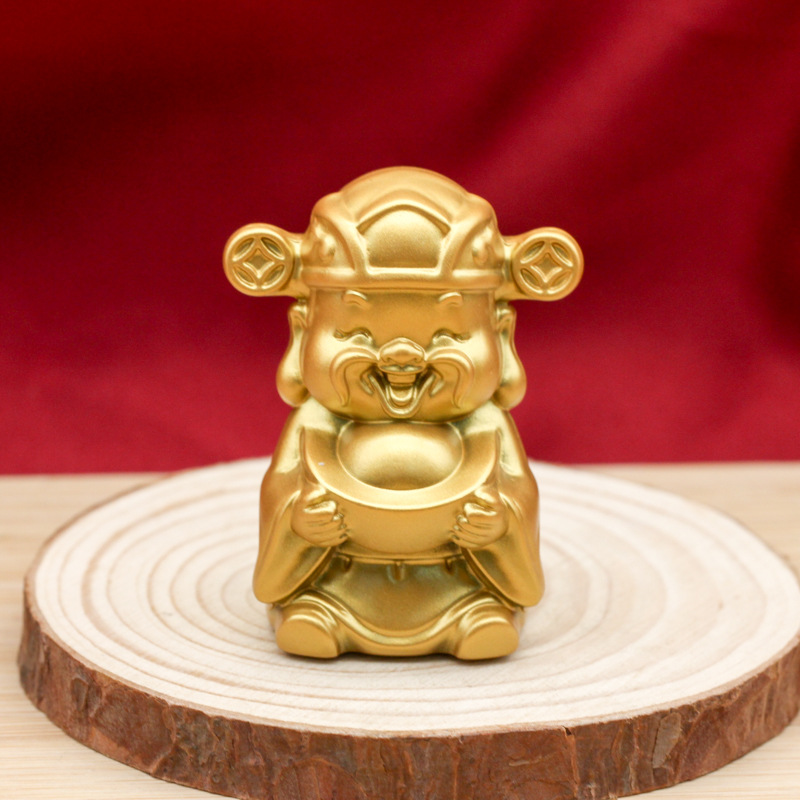 黄铜财神爷佛像招财聚财摆件开业礼品装饰工艺品春节摆件厂家批发                              详情1