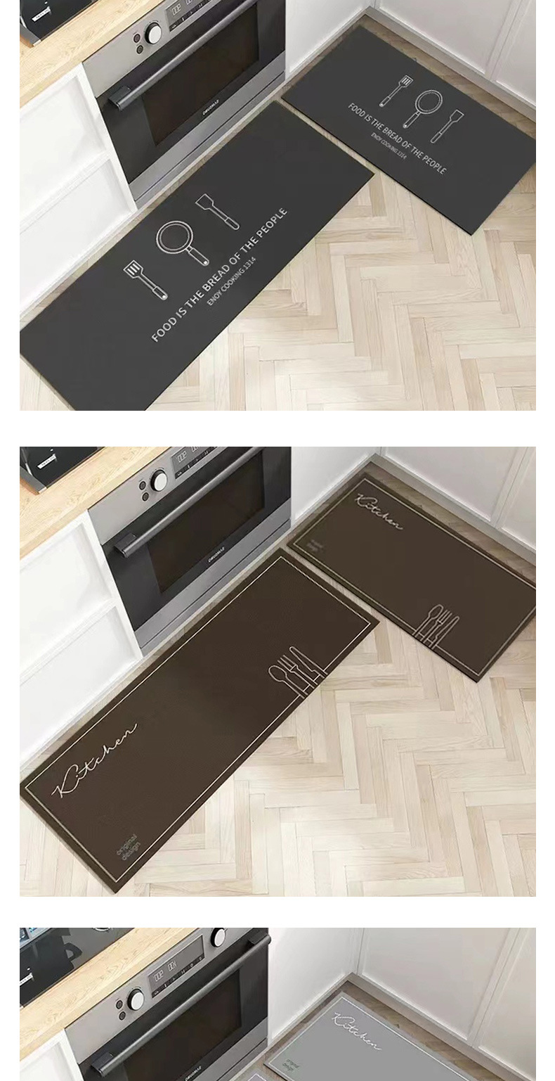 厨房地垫硅藻泥软垫免洗可擦洗地毯入户门垫进门防滑垫吸水脚垫详情15