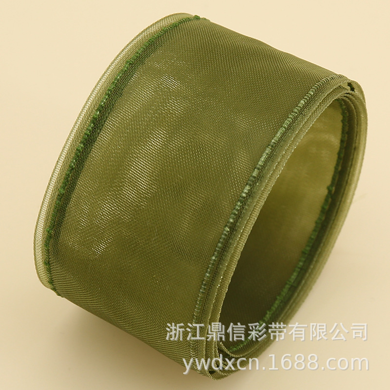 Dingxin Ribbon Wholesale, dotted edge net gauze ribbons, diy handmade hair accessories, bows, flower gifts, packaging gauze ribbons pic 16
