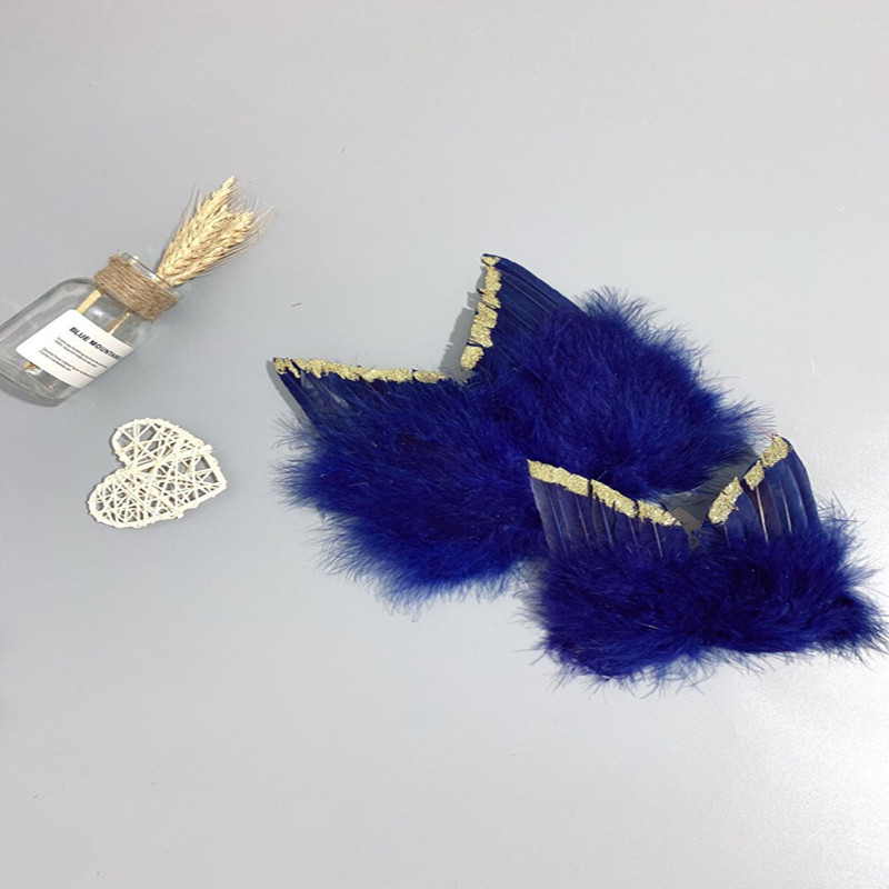 Custom-made angel feather wing prop decoration mini wings, 15-18 cm in color pic 19