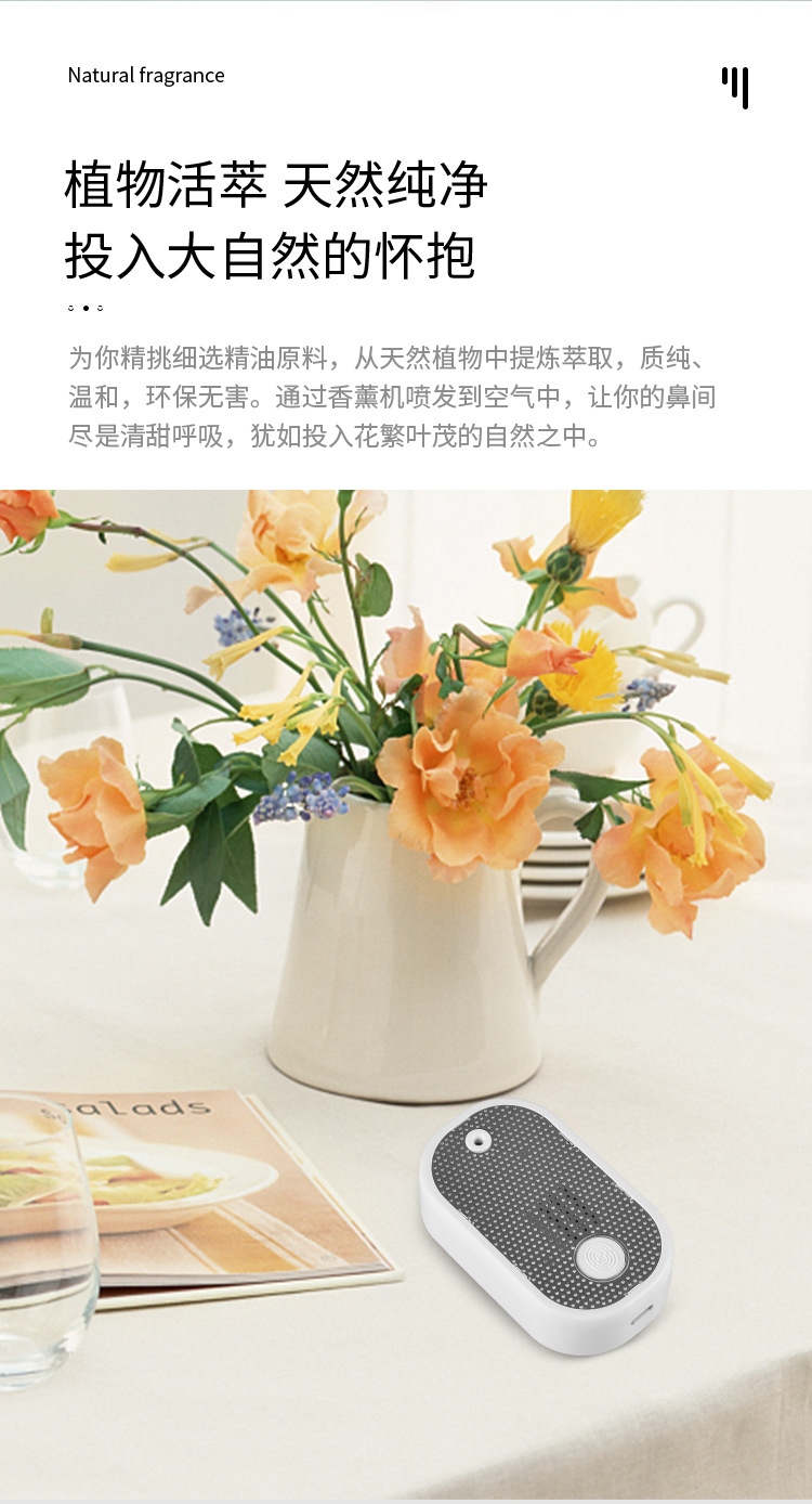 Direct sales from the manufacturer of the new Middle East mini essential oil diffuser for home use, car portability, USB charging pic 8