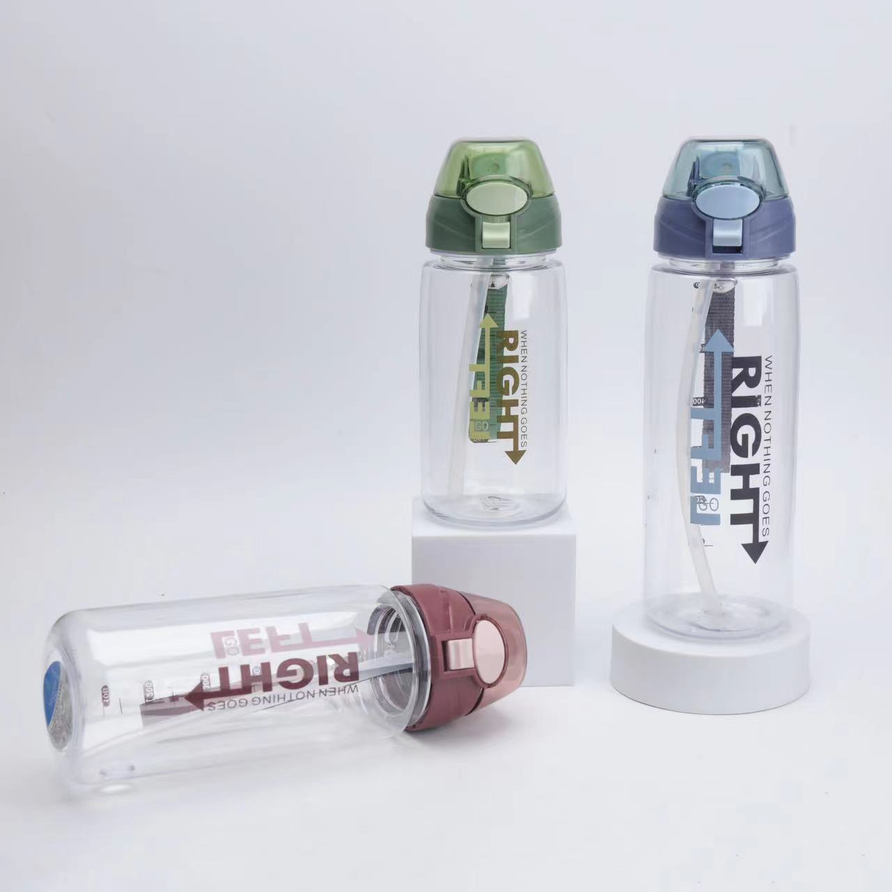 New student water cup, plastic cup, fitness water cup, high appearance level, durable, handle, outdoor sports water bottle, ins style pic 4