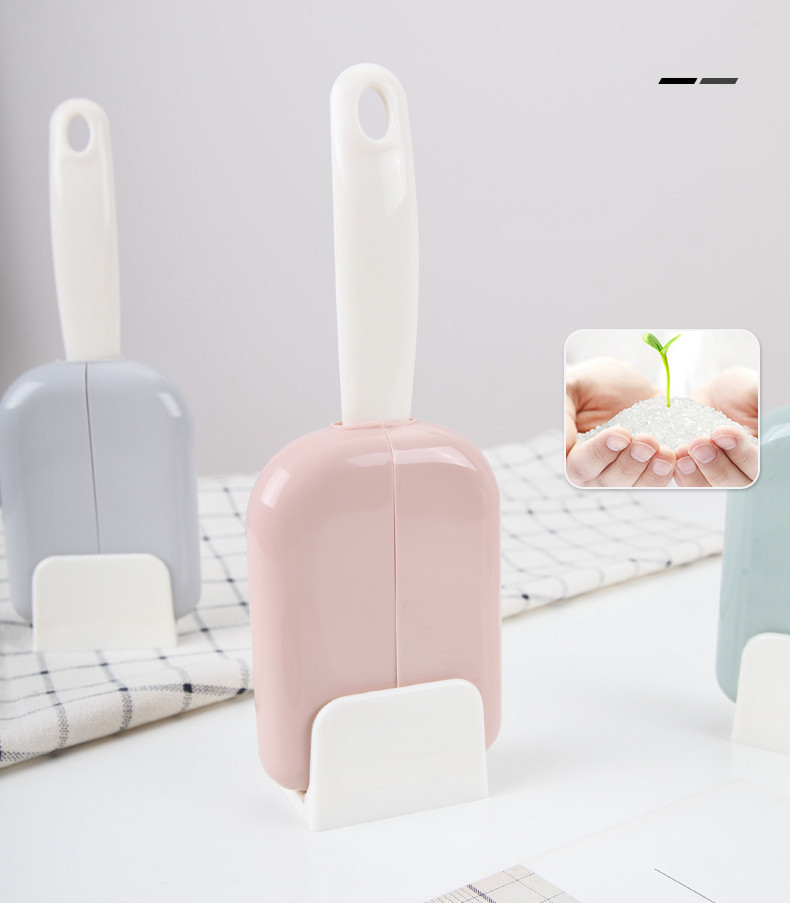 Factory direct sales of plastic rice spoons, creative automatic rice spoons, cross-border rice serving spoons, non-stick rice spatulas, creative tableware pic 2