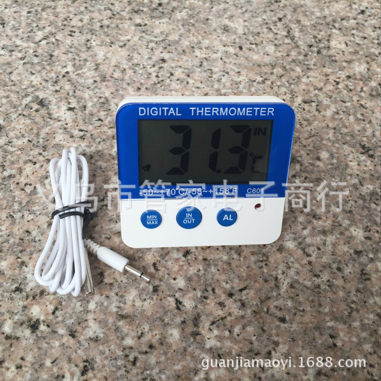 New electronic thermometer, indoor and outdoor thermometer 601 thermometer pic 6