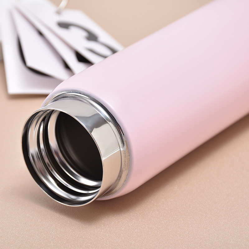 304不锈钢马卡龙色保温杯男女学生可爱随手杯简约便携小巧口袋杯详情7