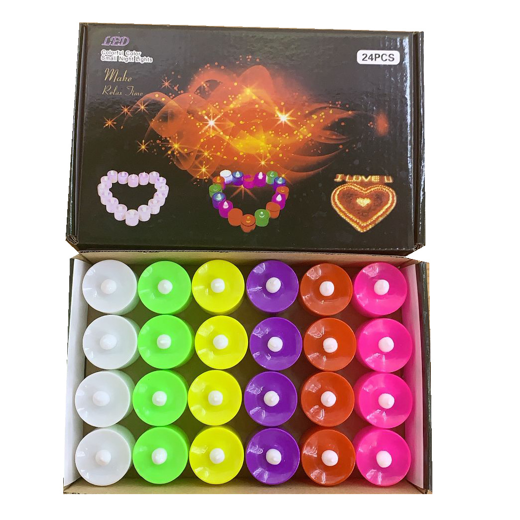 LED light round heart-shaped electronic candle creative birthday proposal decoration magic tool scene decoration confession prop Romantic candle supplies pic 7