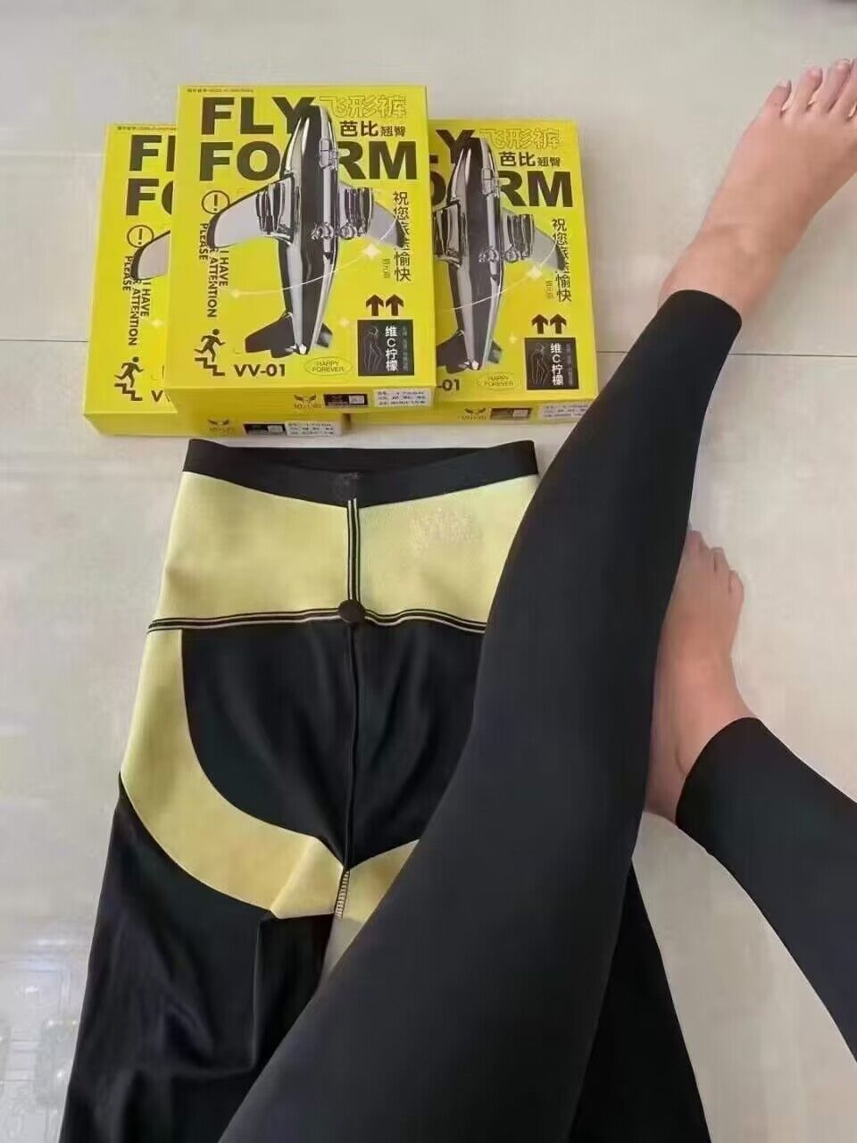 鲨鱼裤打底裤女 秋冬紧身收腹提臀九分裤显瘦飞行芭比骑行瑜伽裤详情21