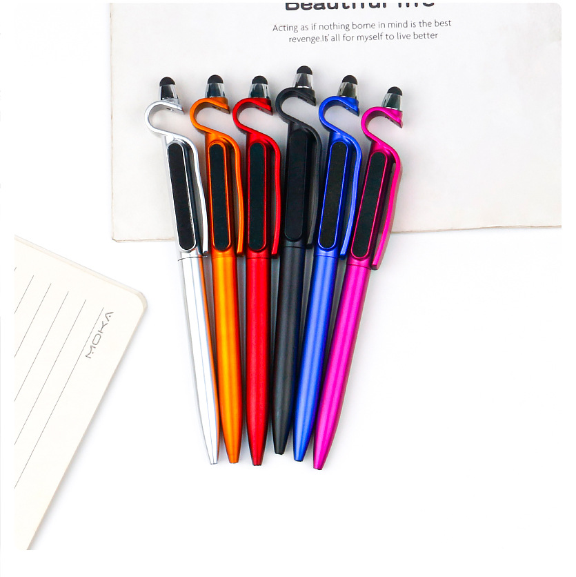 Business simple press ballpoint pen, touch pen, black 0.5mm signature pen, ballpoint pen, exam and office pen stationery pic 6