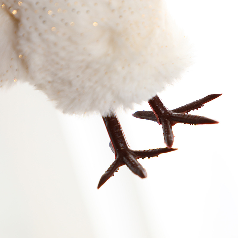 2023新款布艺猫头鹰圣诞节摆件家居装饰布置场景布置可爱欧洲畅销详情8