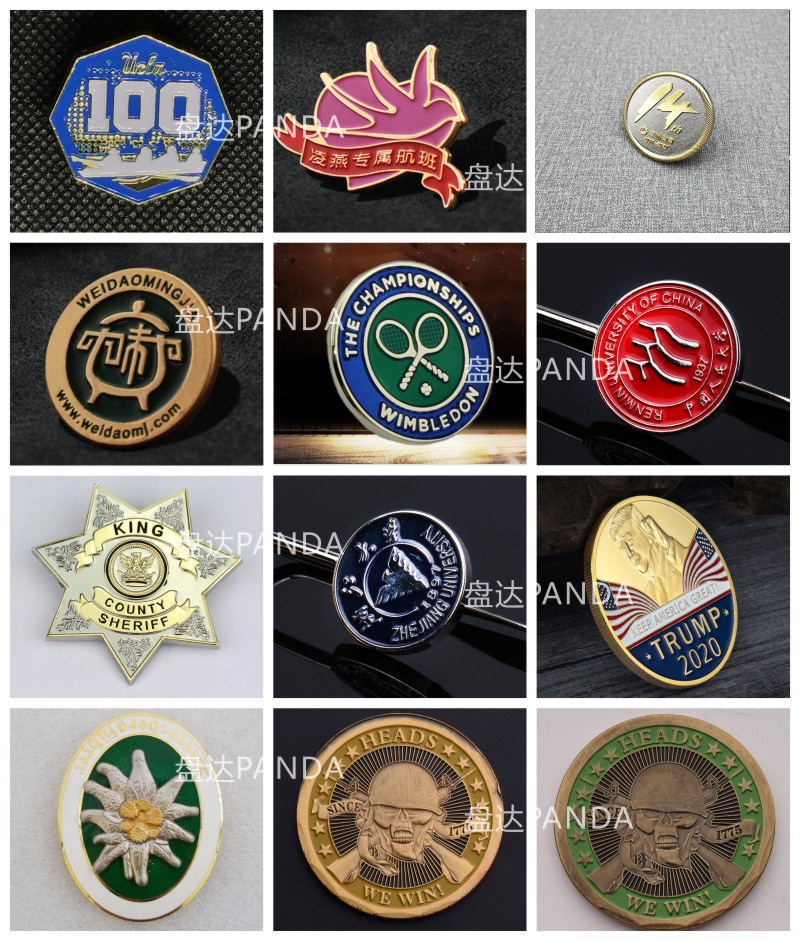 Customized metal badges, company emblems, brooches, badges, name tags, MEDALS, keychains, school emblems, commemorative coins, enamel customization pic 5