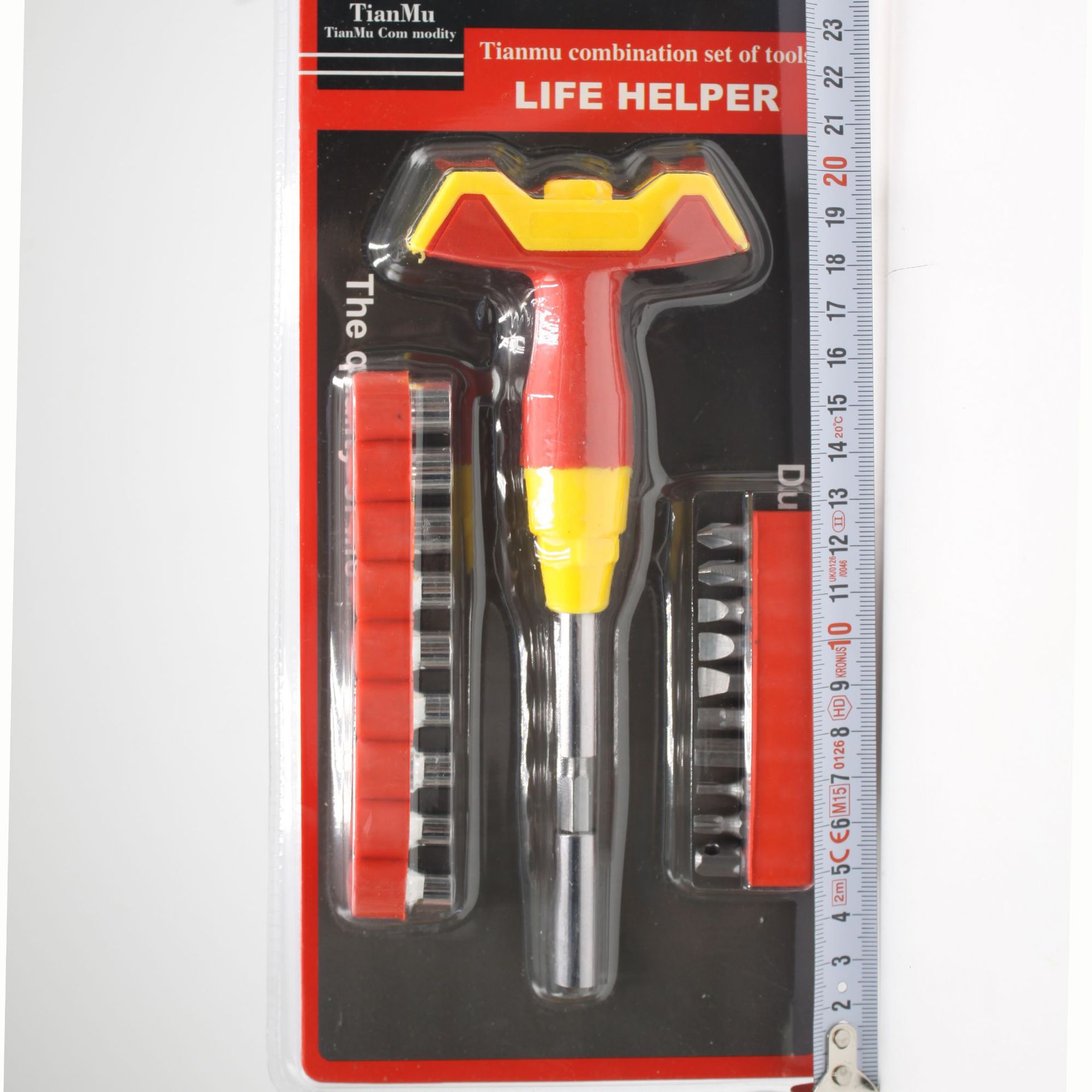 TianMu522 tool 20-piece set, multi-functional screwdriver T-shaped screwdriver set, 10-yuan store wholesale supply pic 3