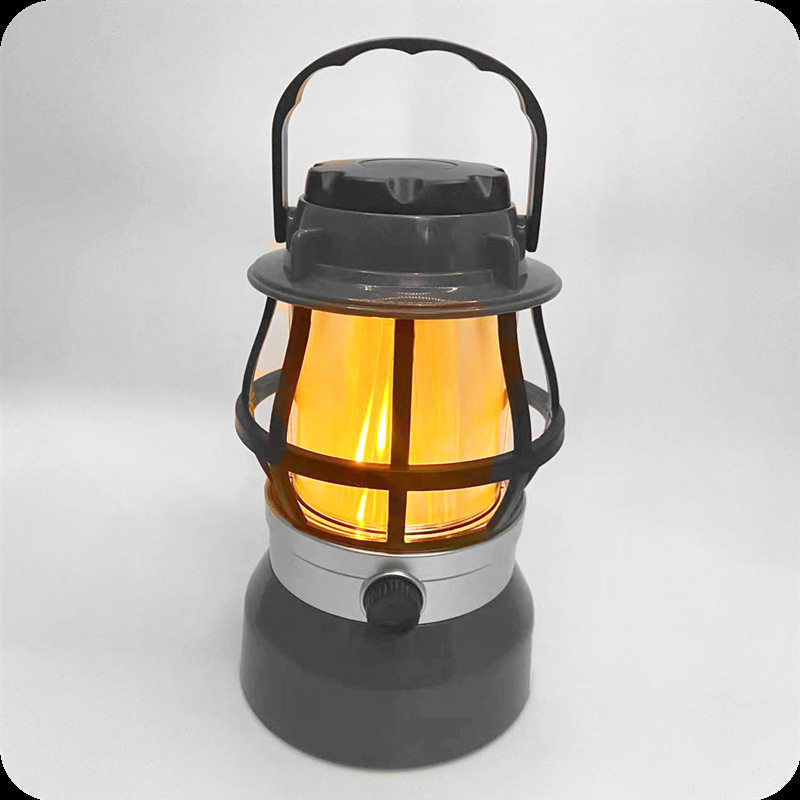 Flame lamp, outdoor power bank function, USB charging lamp, led tent lamp, portable camp lighting, horse lamp pic 3