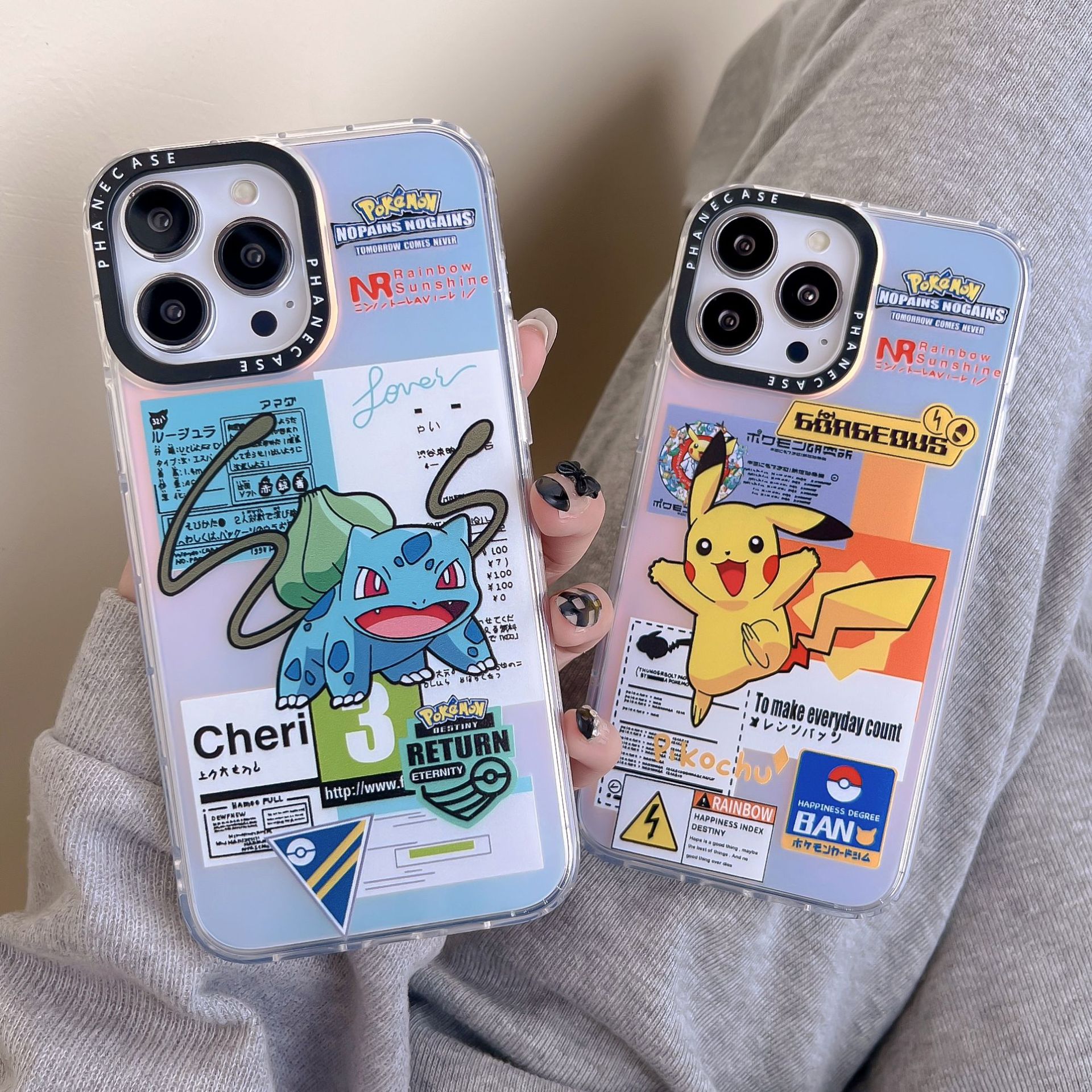 Laser Cartoon 14 is suitable for iPhone14Promax and iPhone 13Pro phone cases. 12 Personalized and 11 shockproof XSMAX pic 1