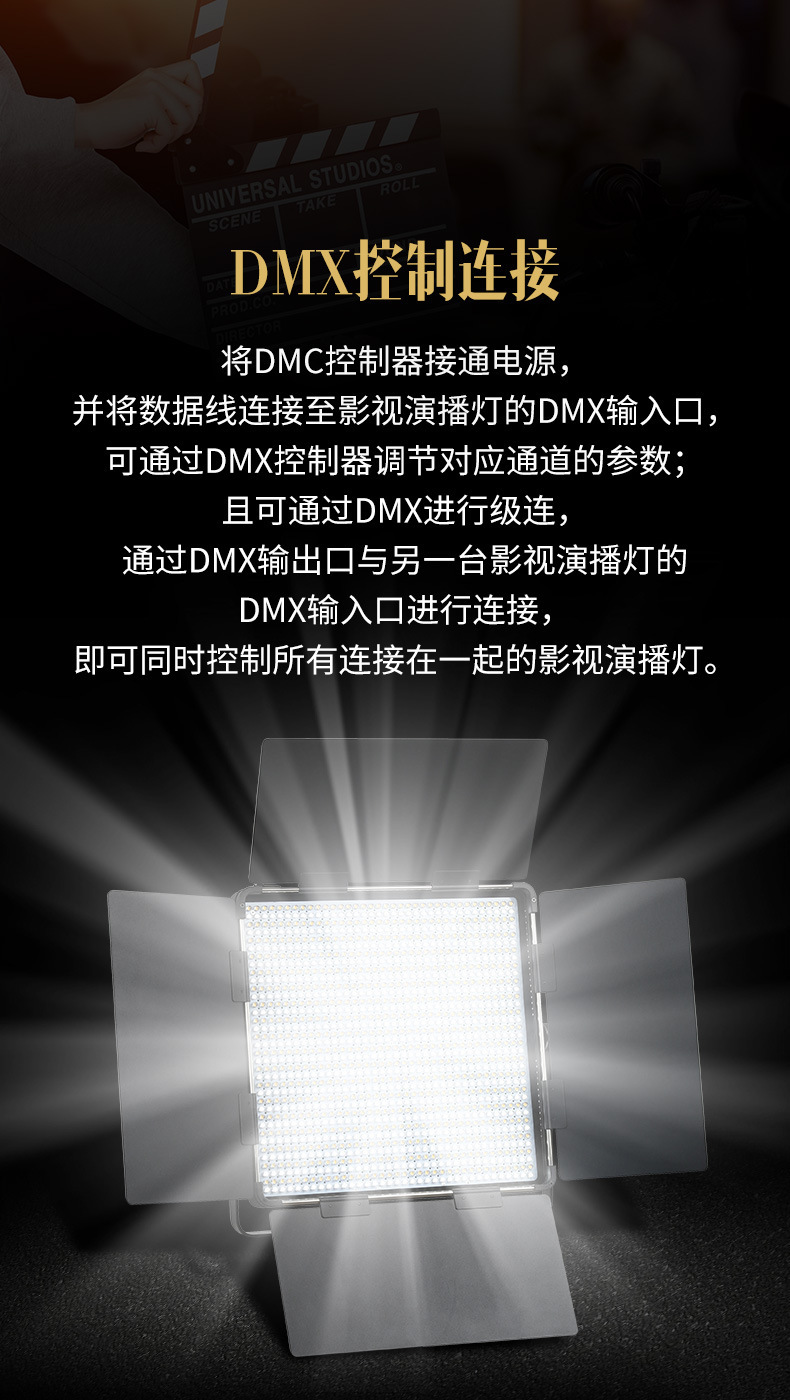 Fengbiao Re1296 Photography light, fill light, studio shooting lighting, professional film and television light, video soft light pic 6