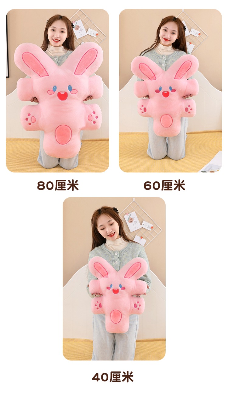 外贸大有钱兔毛绒玩具创意抱枕软公仔玩偶情人节礼物闺蜜跨境批发详情9