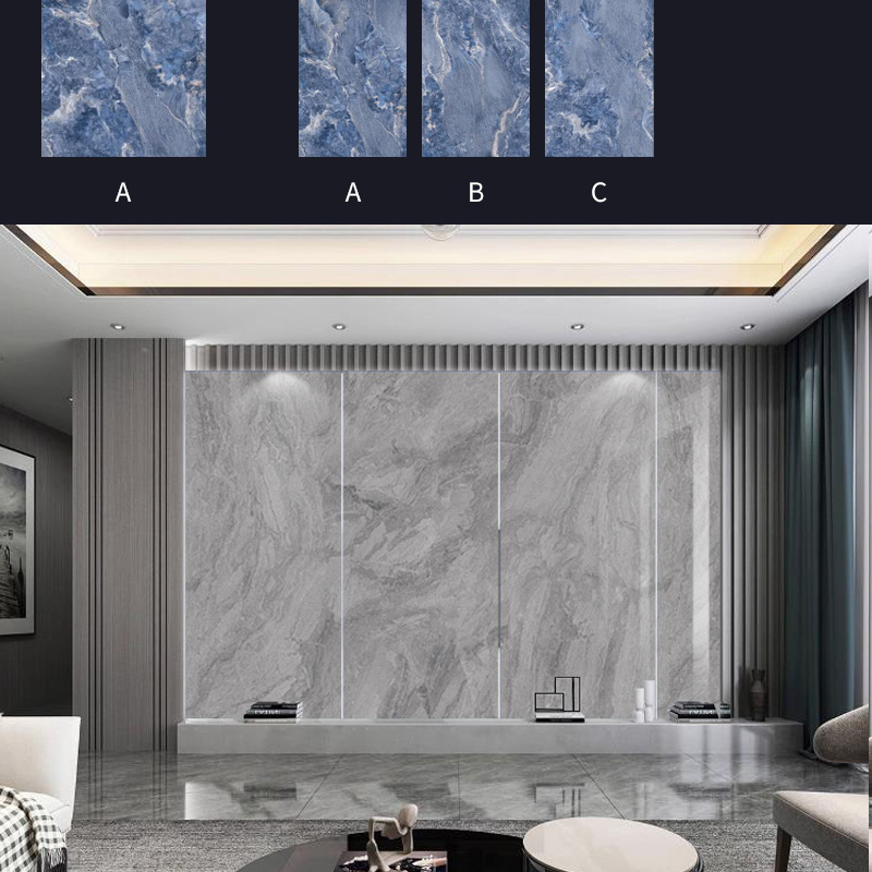 碳岩板无限连纹护墙板背景墙板PETG高光大理石纹碳晶净白板碳晶板详情10