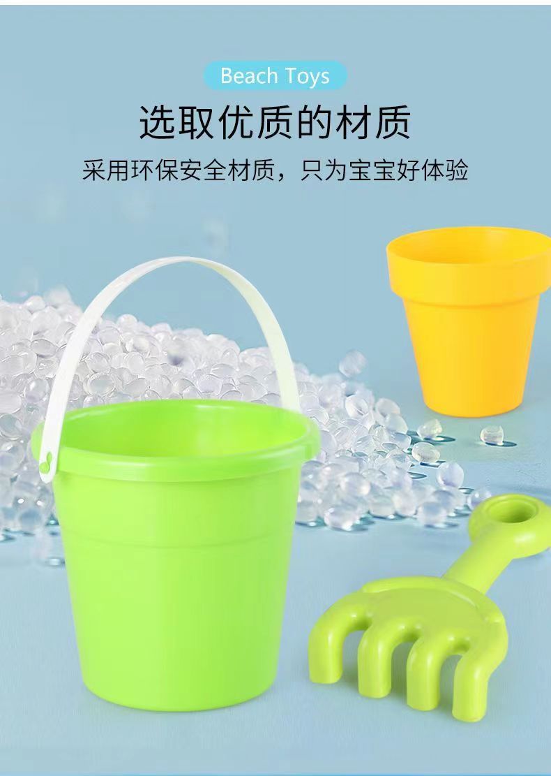 儿童沙滩玩具沙滩桶小铲沙印花洒戏水玩具儿童玩沙玩水戏水玩具详情10