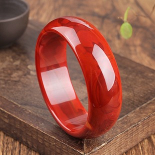 仇氏 天然南红玛瑙7mm圆珠手链 川料火焰红南红手串绕四圈佛珠详情11