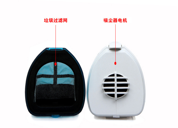 干湿两用车载迷你汽车吸尘器 便携式车用清洁小蓝白吸尘器 外贸详情5