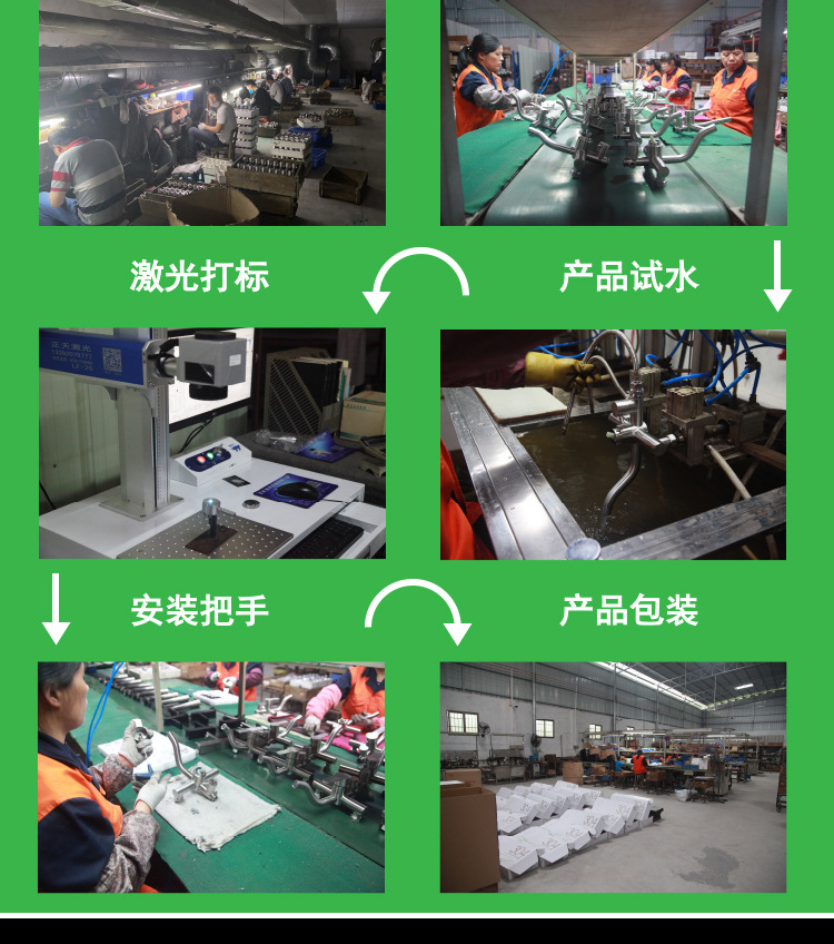 304不锈钢抽拉厨房菜盆冷热水龙头 加工定制外观黑色拉丝菜盆龙头详情15