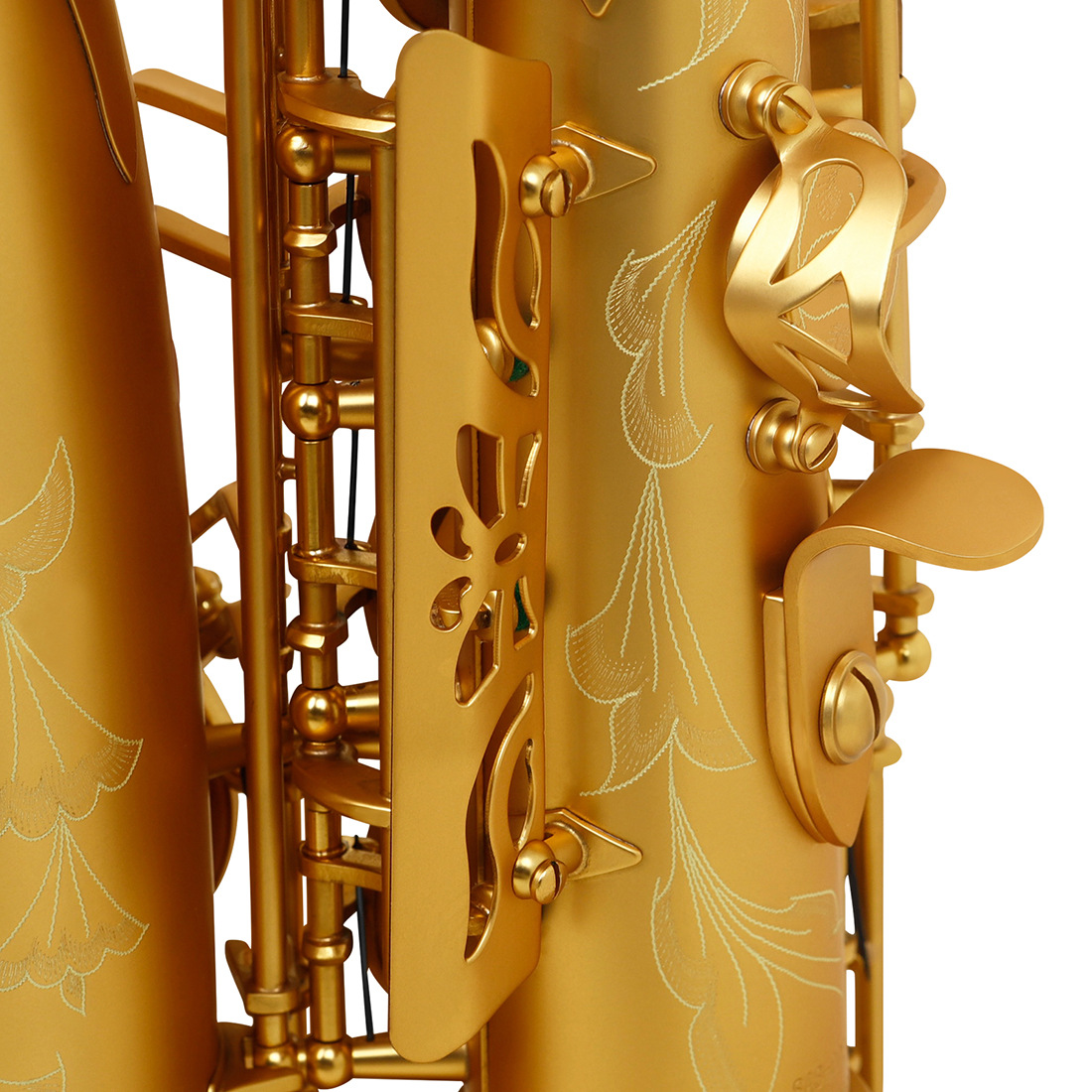 LADE中音磨砂萨克斯乐器初学成人演奏降E调鲍鱼壳按键中音萨克斯详情23