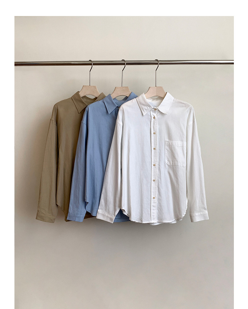 【 Qiao Mei Shirt in 3 Colors 】 Ge Ming Korean Commuter Top Women's Autumn New Long-sleeved Loose cardigan N118B pic 64