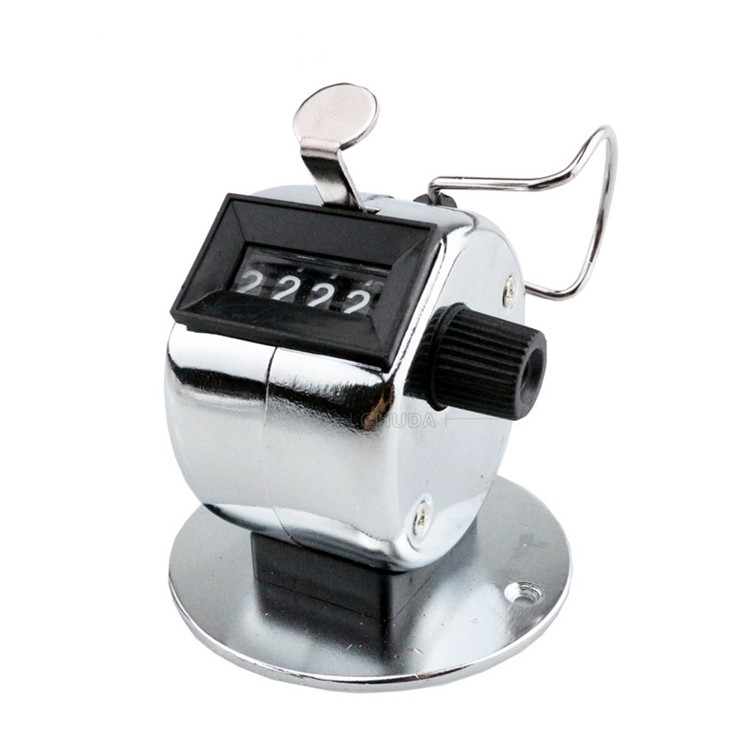 Manual mechanical counter/pedestrian flow counter/metal base counter, push-type desktop counter pic 2