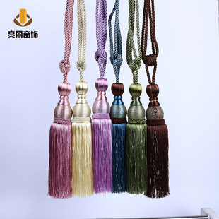 现货供应 亮丽窗饰花边 包丝绒珠窗帘花边 窗帘辅料 厂家直供详情3