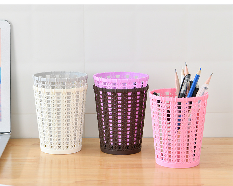 无盖垃圾桶客厅杂物收纳清洁桶 创意迷你桌面垃圾桶家用厨房书桌详情12