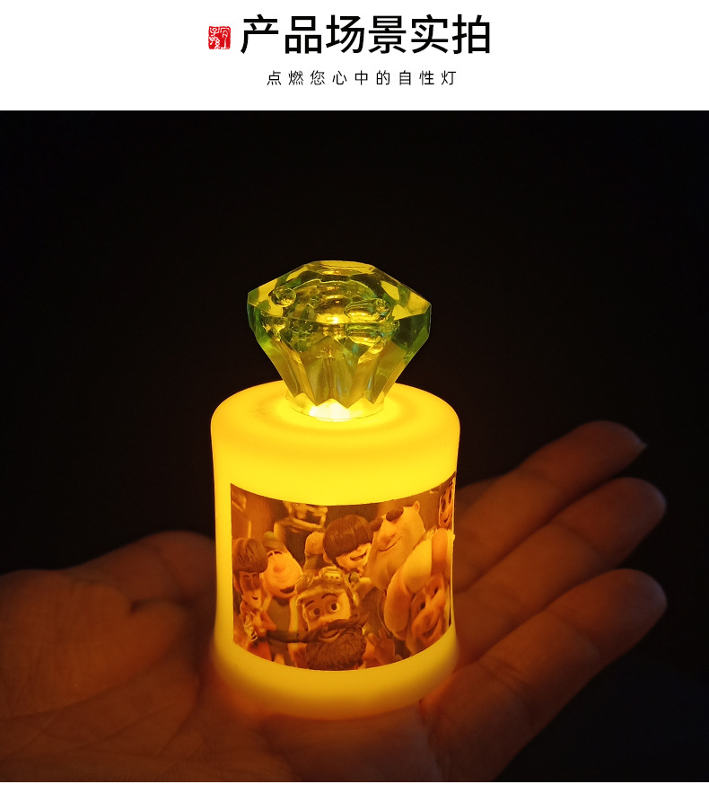 Spiral candle-shaped proposal electronic candle decorative handicrafts and ornaments pic 10