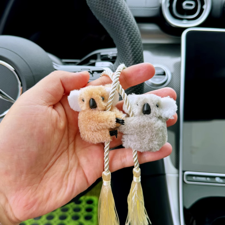 新款创意可爱考拉汽车挂件车内吊饰高档车上后视镜饰品车载挂饰女详情4