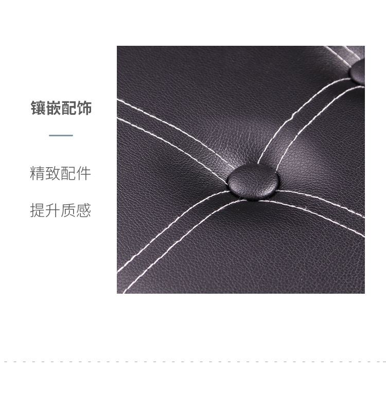 跨境批发大容量折叠收纳凳皮革多功能储物凳玩具家用沙发换鞋凳详情6