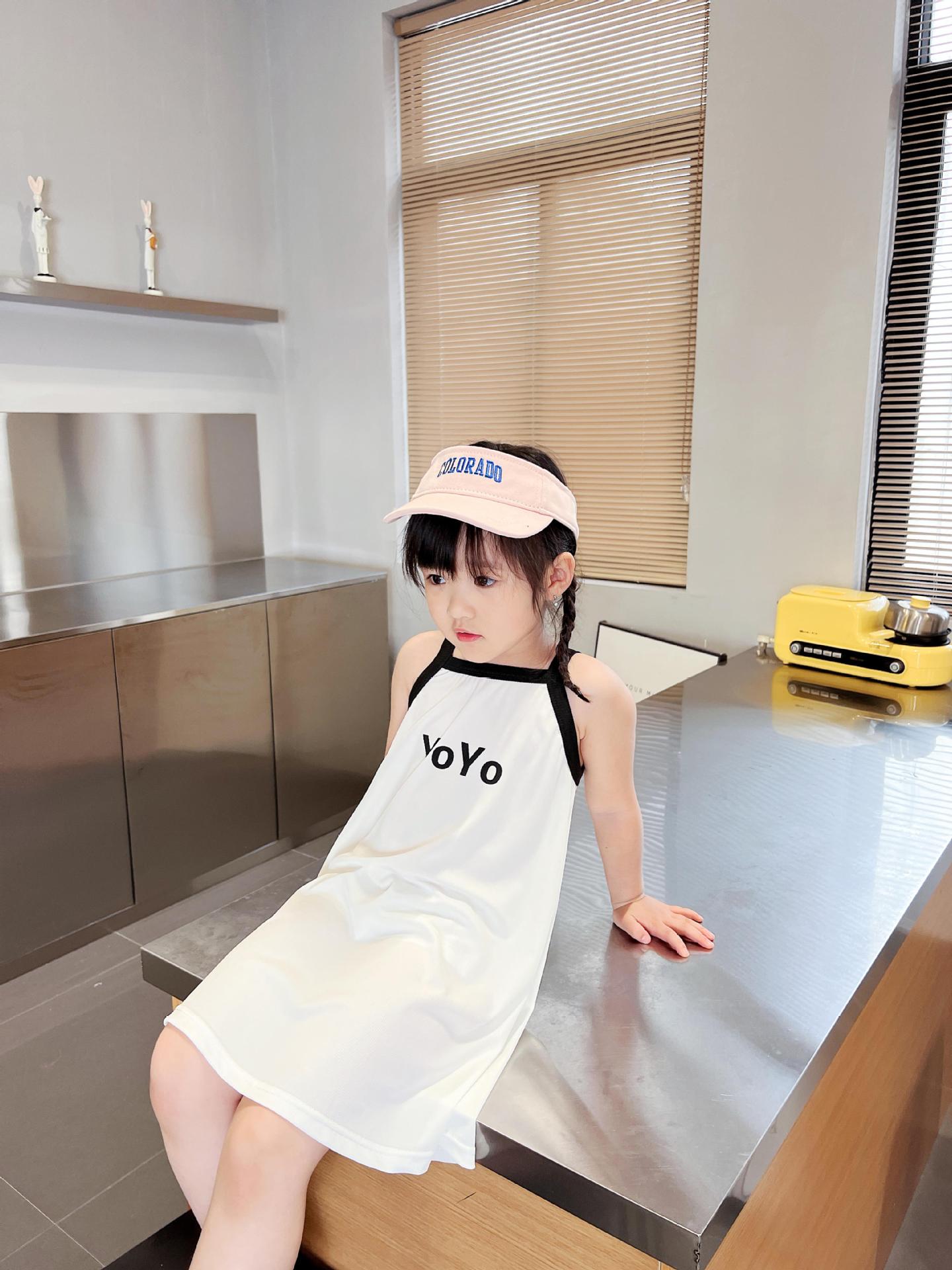 夏季新款女童冰丝吊带裙女童公主裙中大童连衣裙女宝睡裙一件代发详情3