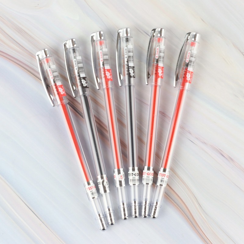 Genuine Zhixin 0.5 gel pen 2501 full needle ballpoint core, student pen, black signature pen for exams and finance pic 3