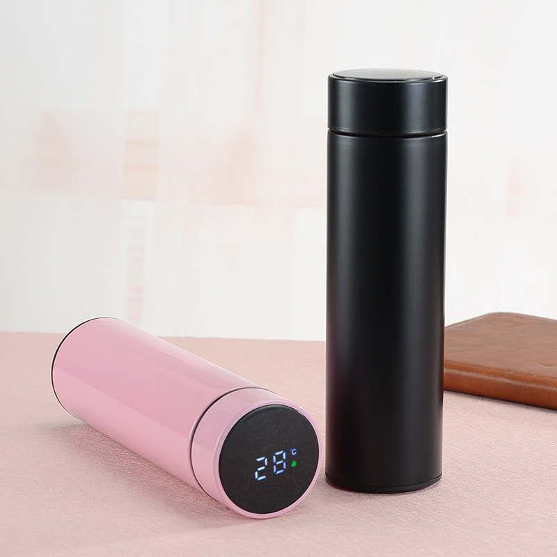 304 stainless steel insulated cup, smart temperature display, business straight cup, temperature measurement car water cup, gift cup, temperature cup pic 11