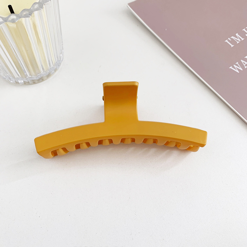 复古亚克力发夹盘发抓夹大号简约磨砂发卡女韩版后脑勺鲨鱼夹发抓详情22