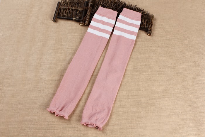 Japanese autumn and winter new combed cotton warm socks, three-bar student socks, air-conditioned room knee and leg guards pic 41
