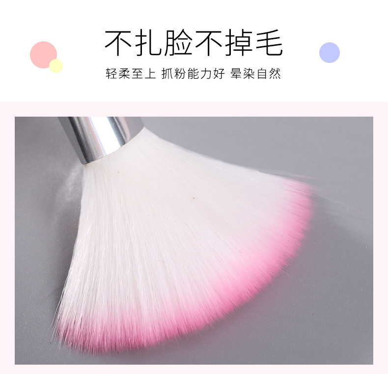 Wholesale of 7 sets of makeup brushes in stock, including mascara brushes and eyeshadow brushes. These are popular and popular beginner makeup and beauty tools pic 2