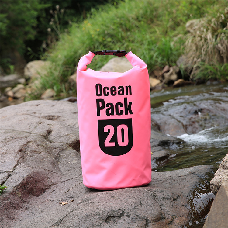 Factory direct supply of outdoor drift bucket bags, sports waterproof bucket bags, colored waterproof fabric bags, beach camping backpacks pic 33