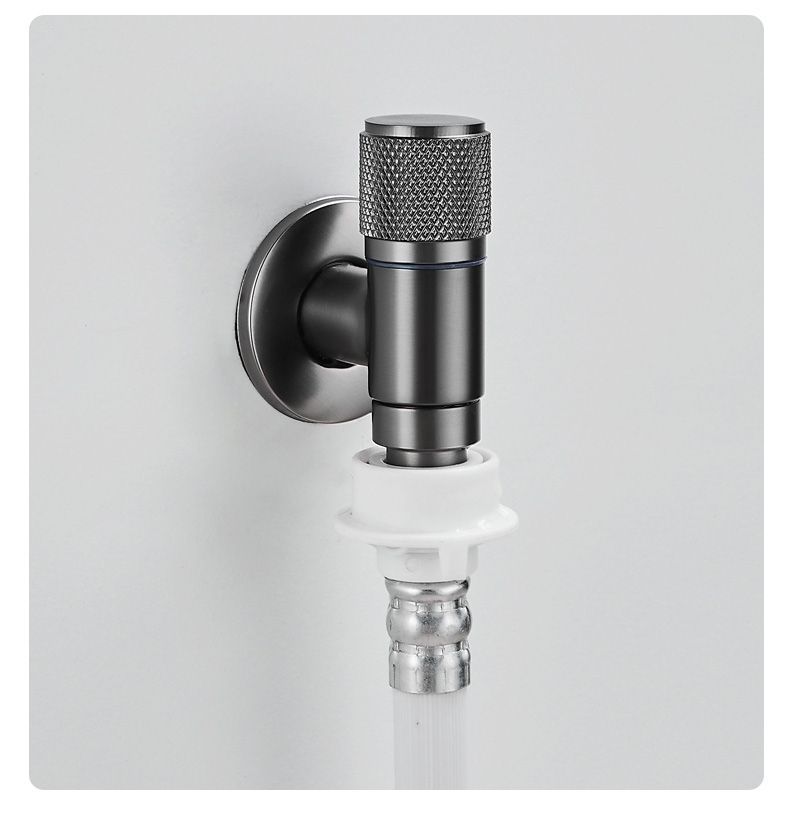 All-copper quick-opening ultra-short mini faucet for washing machines, 46-minute automatic water valve with water stop and anti-drop function pic 16