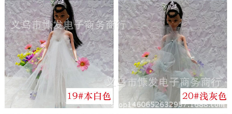 Medium-hard polyester American mesh fabric wedding dress, puffy skirt fabric, doll princess dress pic 11