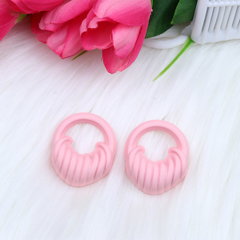 新款糖果色包包形立体喷漆耳钉耳环简约时尚个性精美耳坠耳环女详情2