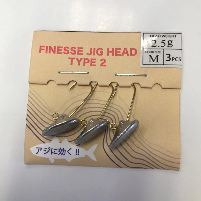 Musta bismuth alloy lead-head hook root fishing, fine hook with barbs, soft bait, fine fishing for sea bass, black sea bream and mandarin fish pic 7
