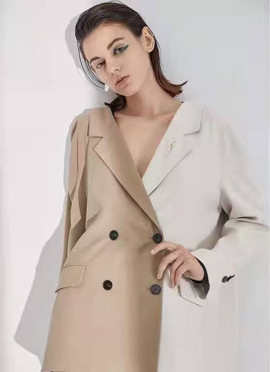 TR fabric tweed, JK uniform, 250g twill sailor suit, suit fabric, pleated skirt, suit fabric pic 19