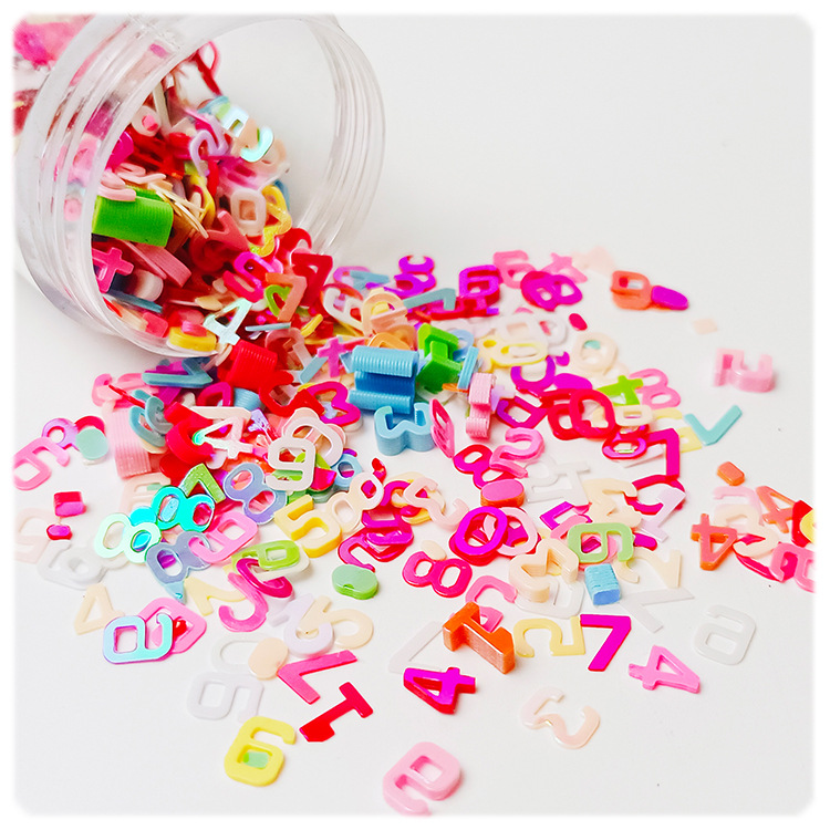 五角星亮片独立日派对小包装珠片抛撒节日10MM平面混三色星星亮片详情1