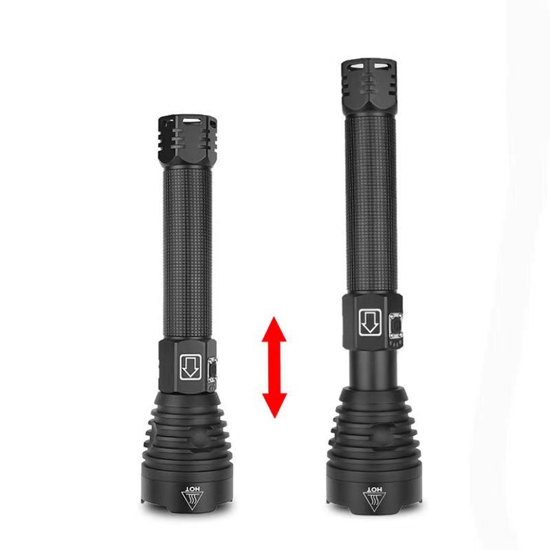 LED high-intensity flashlight USB charging pic 1